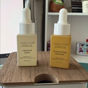 Sand + Fog Caramel Latte & Honeycrisp Harvest Fragrance Diffuser Oils